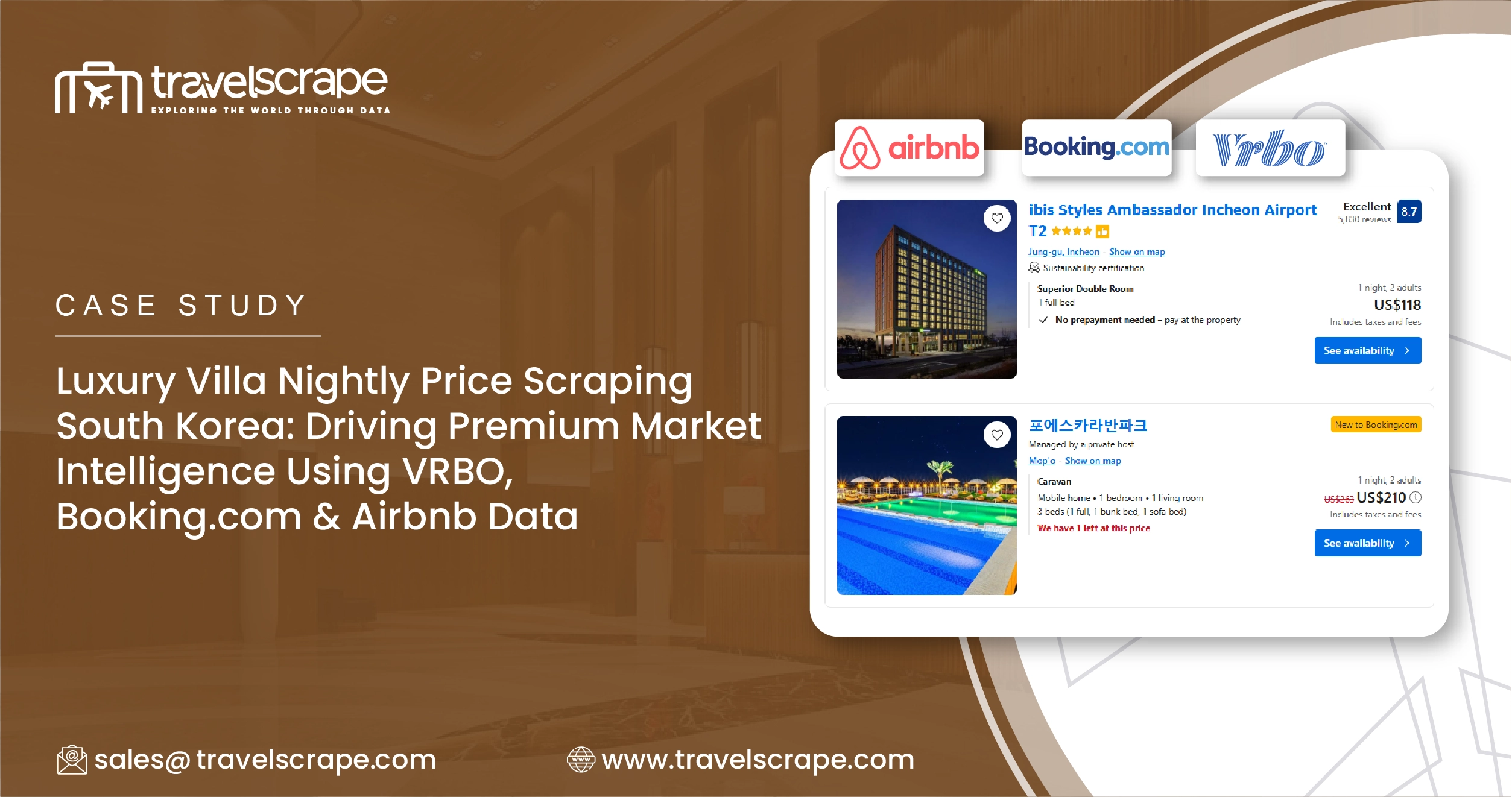 Luxury Villa Nightly Price Scraping South Korea for Market Intelligence